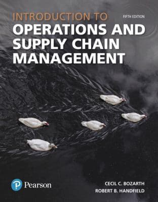 Introduction to Operations and Supply Chain Management