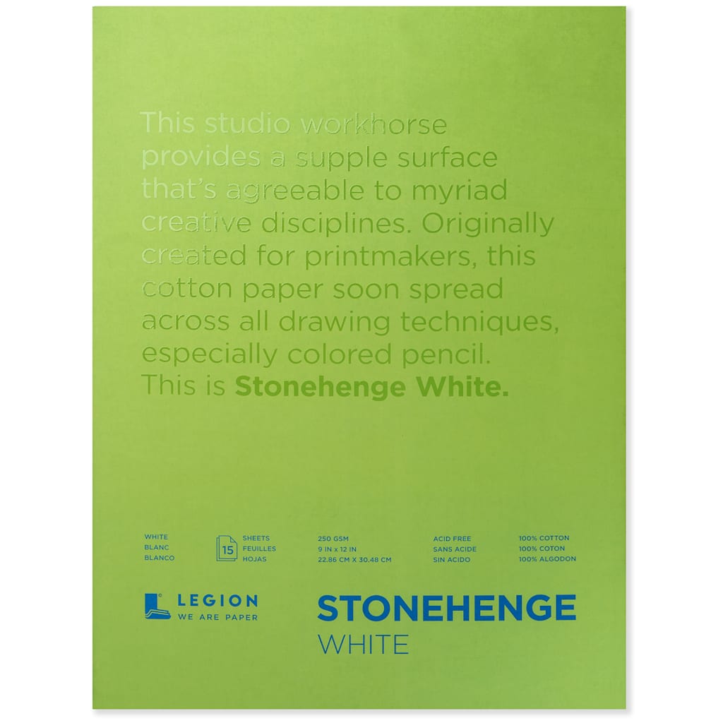 STONEHENGE DRAWING PAD   9X12
