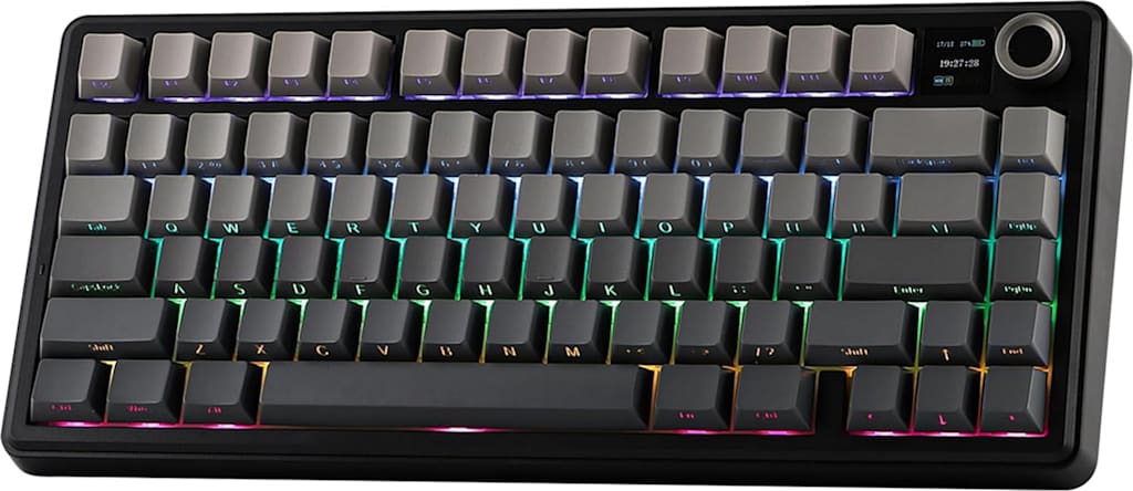 AULA F75 Max Wireless Mechanical Keyboard - Black Gradient - ONLINE ONLY