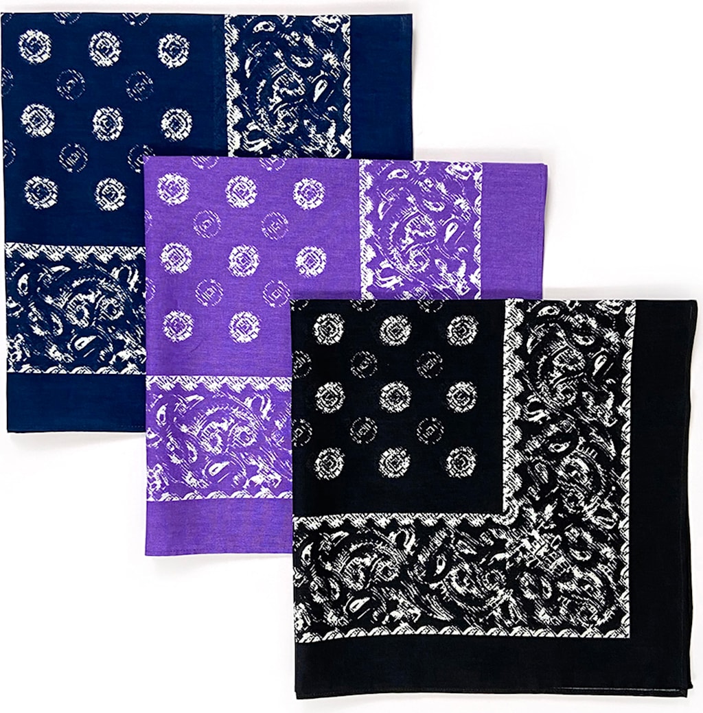 PAISLEY BANDANA  3-PACK