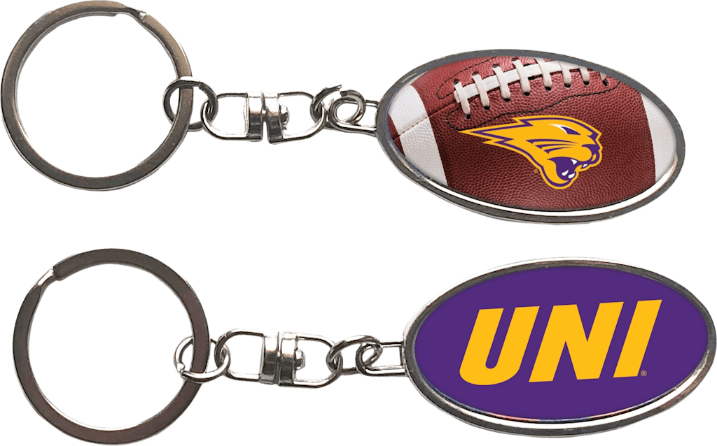 University of Northern Iowa Football Keychain