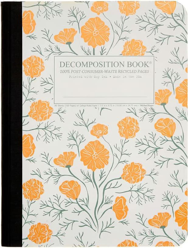 COMPBK CAL POPPIES DECOMP LG