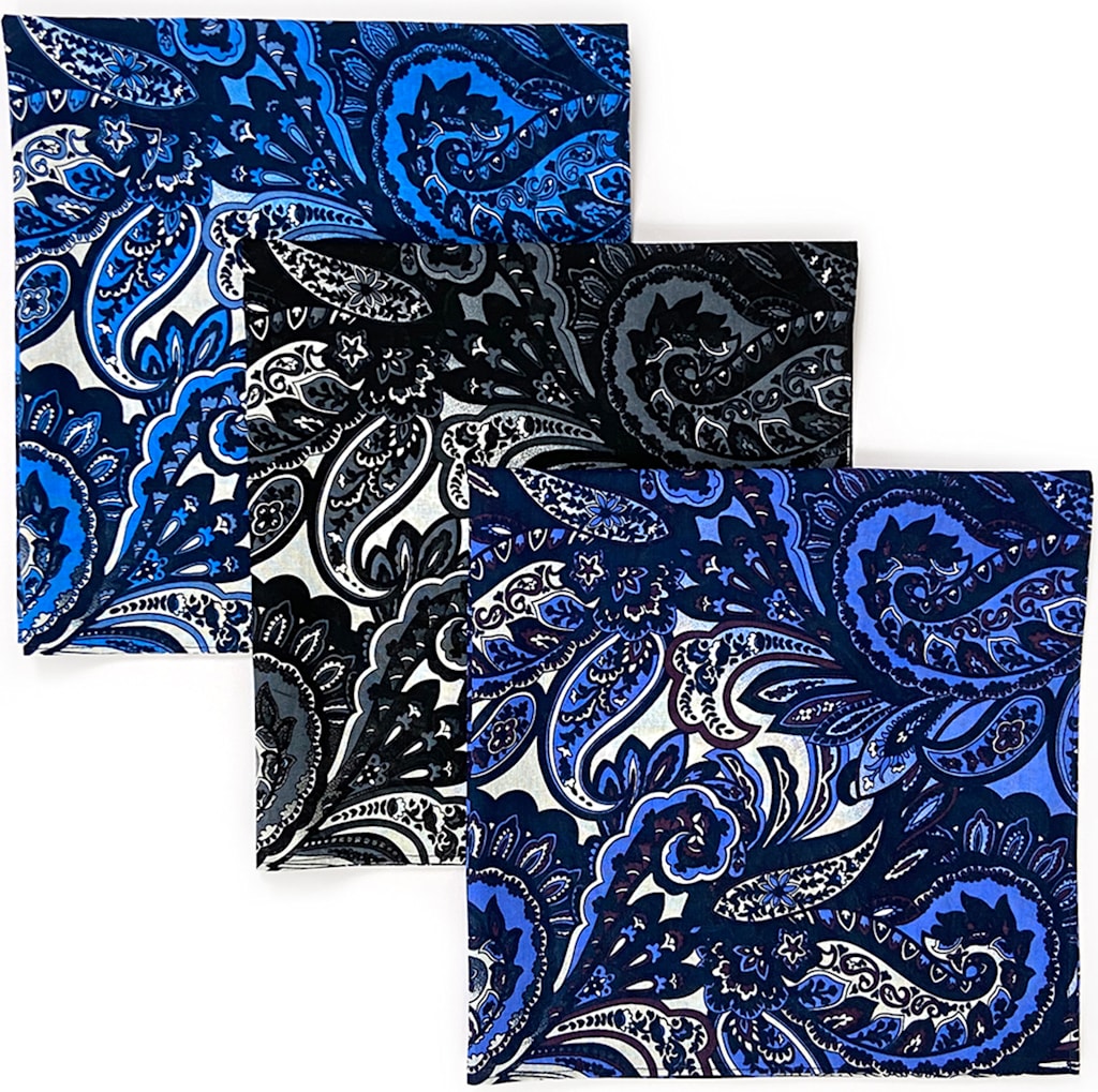 OMBRE PAISLEY BANDANA  3-PACK