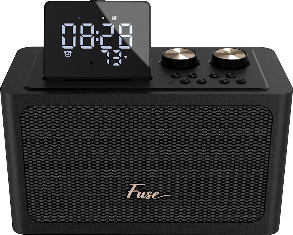 Fuse Audio ZIDE Bluetooth Speaker with AM/FM Radio 5x6x9in, Black