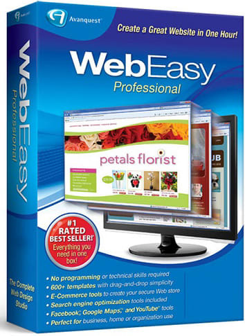 Avanquest WebEasy Professional 10 for Windows (Download) - ONLINE ONLY