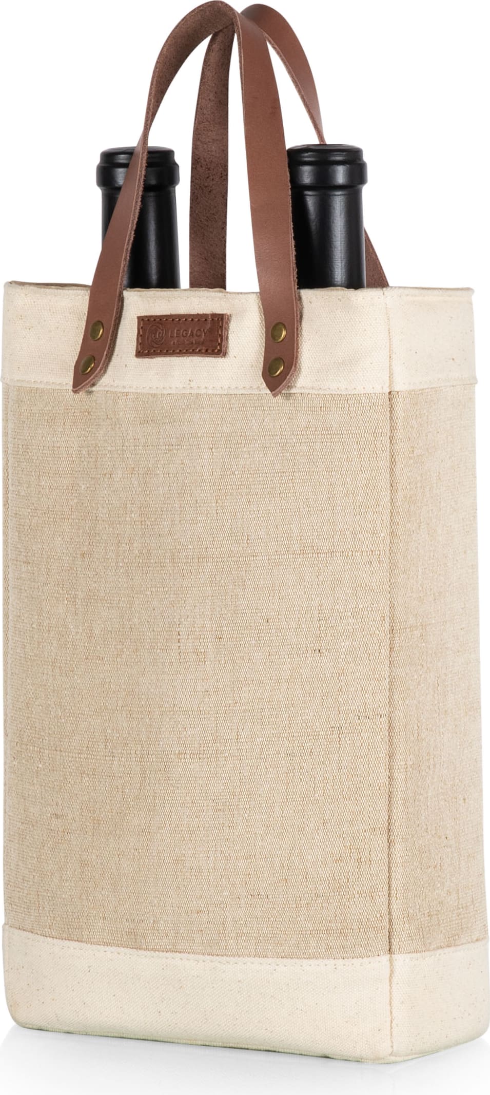 PINOT JUTE 2 BOTTLE WINE BAG - ONLINE ONLY