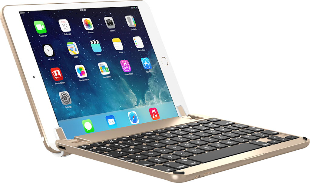 Brydge 7.9 Aluminum Bluetooth Keyboard iPad Mini 4, Gold - ONLINE ONLY