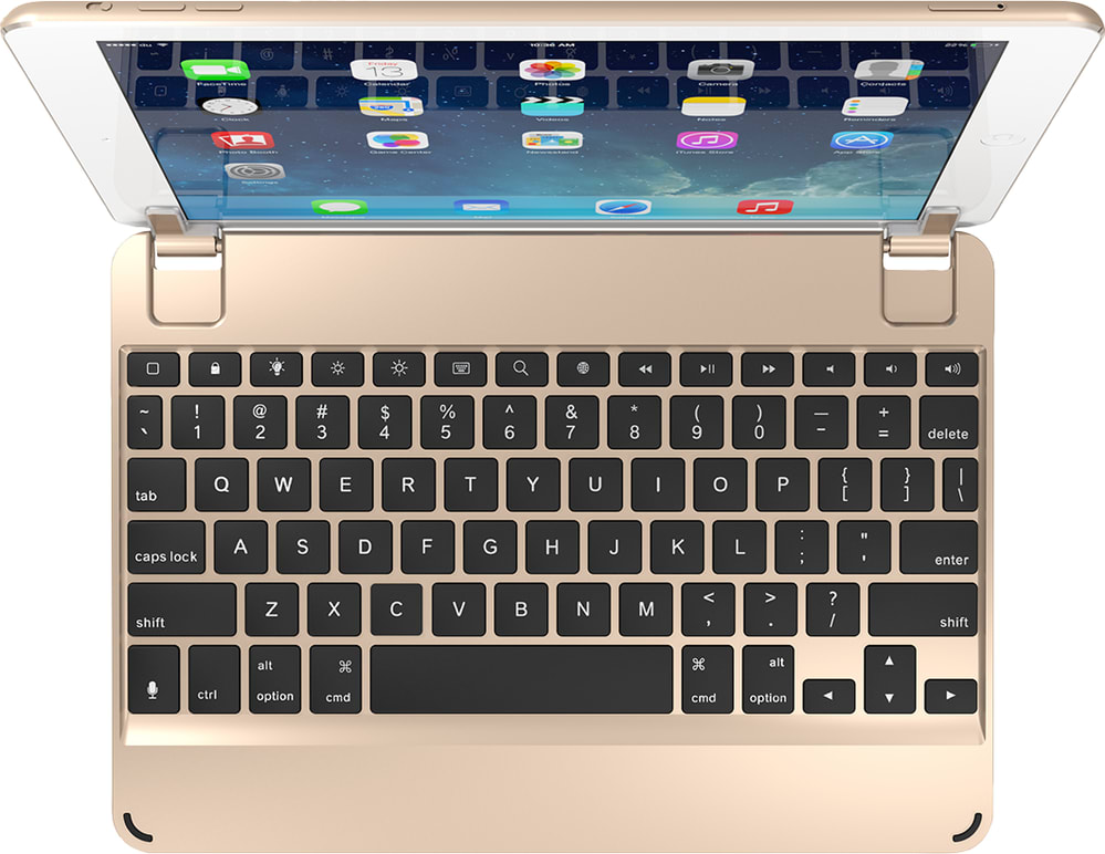 Brydge 9.7 Aluminum Bluetooth Keyboard iPad Pro 9.7/iPad Air 1/2, Gold - ONLINE ONLY