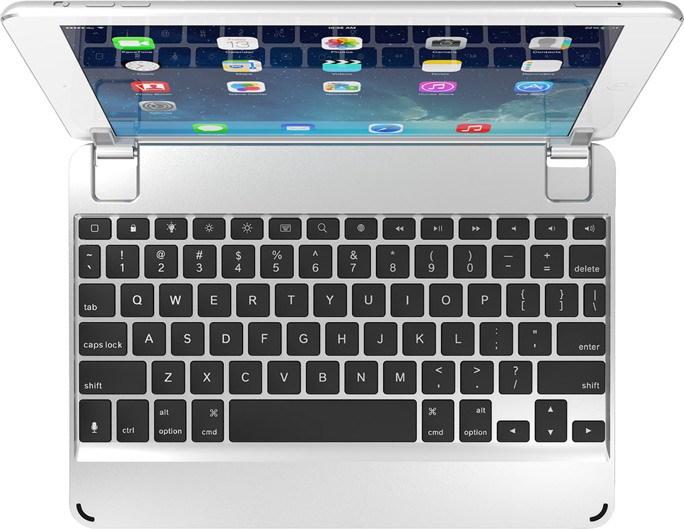 Brydge 9.7 Aluminum Bluetooth Keyboard iPad Pro 9.7/iPad Air 1/2, Silver - ONLINE ONLY