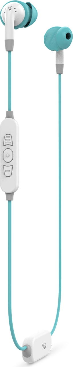 Yurbuds powered by JBL Inspire 500 for Women, Aqua and White - ONLINE ONLY