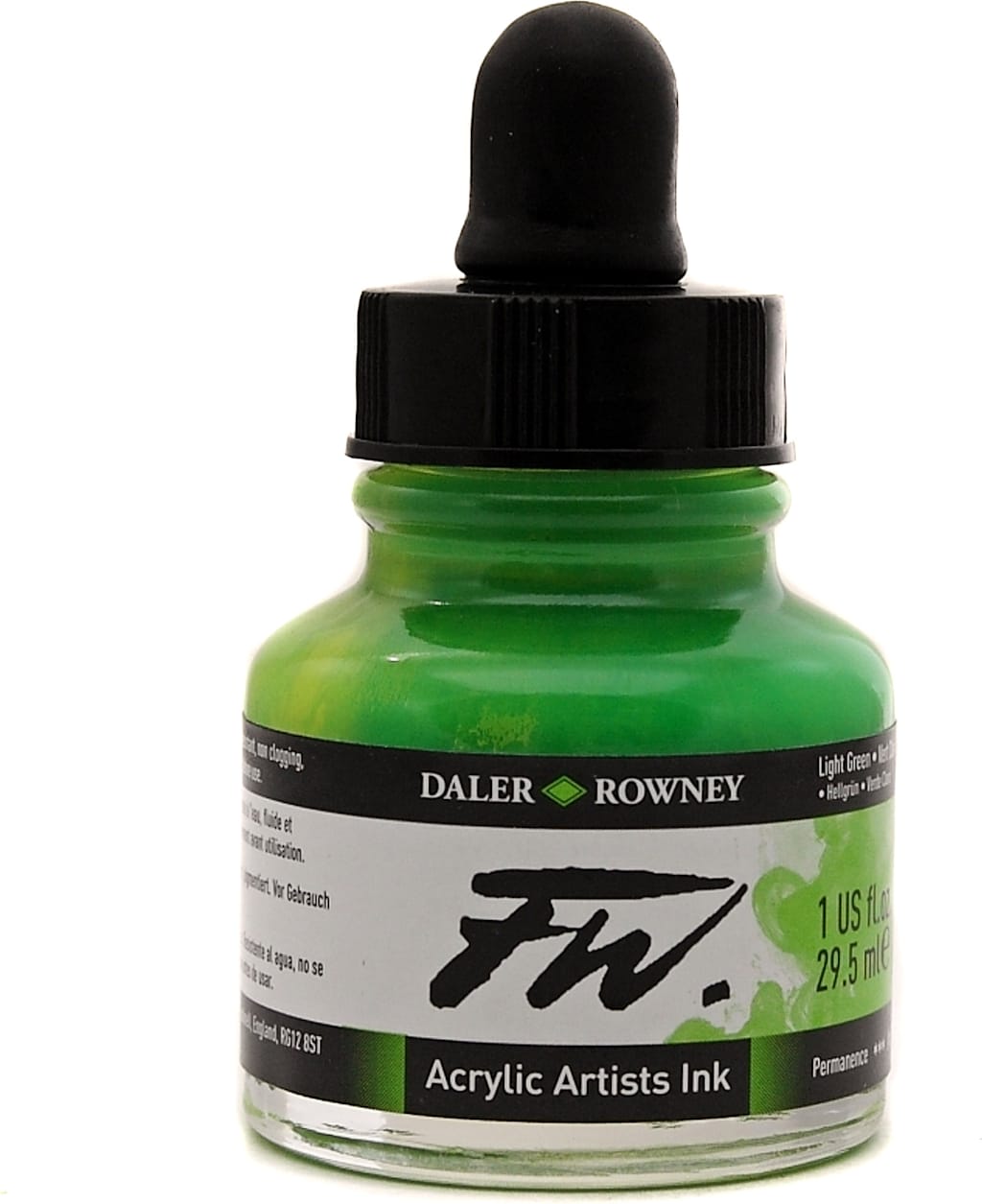 FW ACRYLIC INK 1OZ LIGHT GREEN