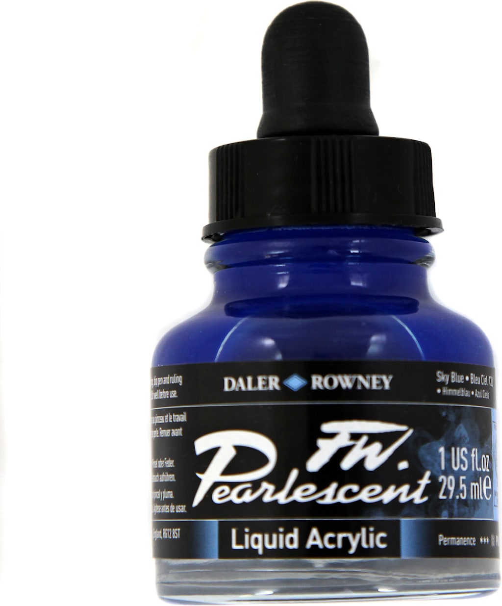 PEARLESCENT INK  1 OZ SKY BLUE