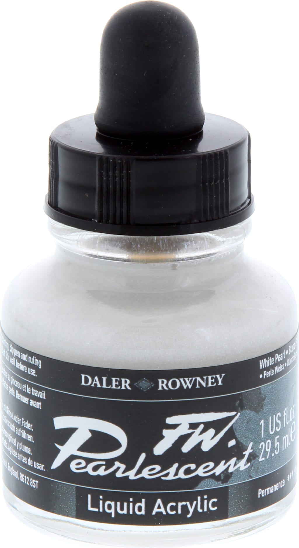 PEARLESCENT INK  1 OZ WHITE PEARL