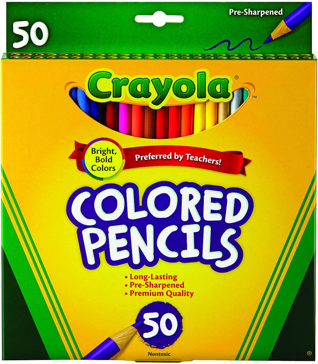 CRAYOLA COLOR PENCIL 50CT