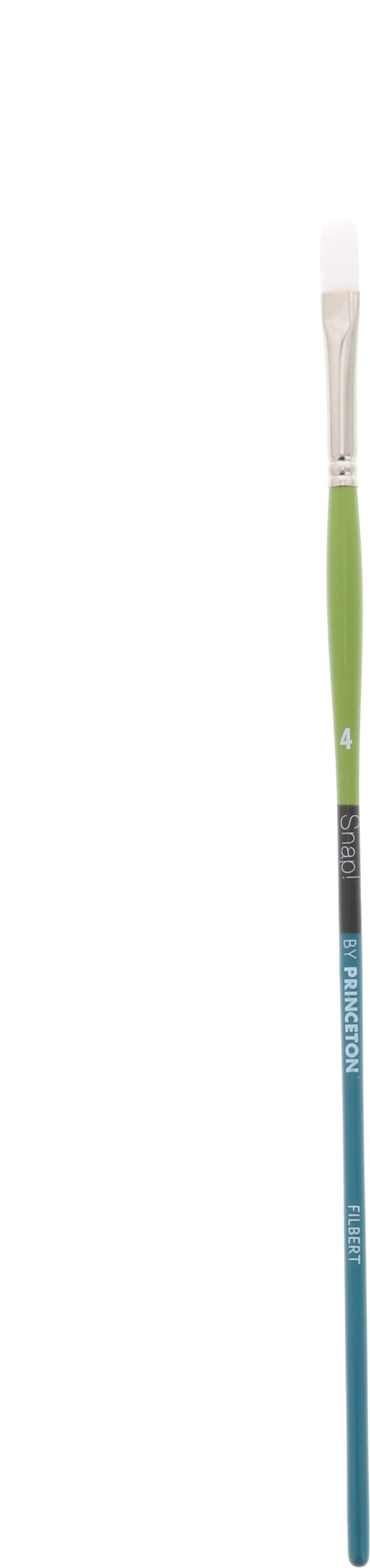SNAP WHITE TAKLON FILBERT 4 LONG HANDLE