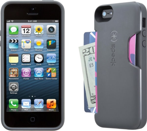 Speck Products Smartflex Card Case for iPhone 5 in Grey - ONLINE ONLY