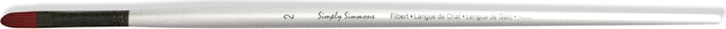 SIMPLY SIMMONS BRUSH EXTRA FIRM FILBERT 2 LONG HANDLE