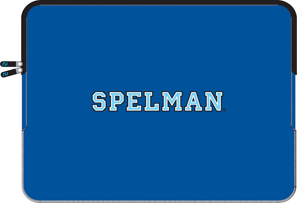 Spelman College Logo Neoprene Laptop Sleeve 13'' - Blue