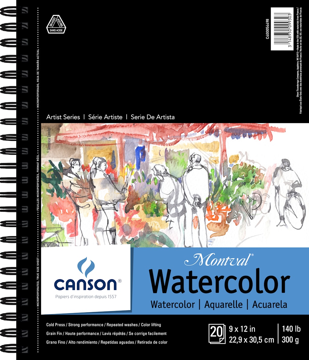 ARTST SERIES PAD WATERCOLOR 9X12