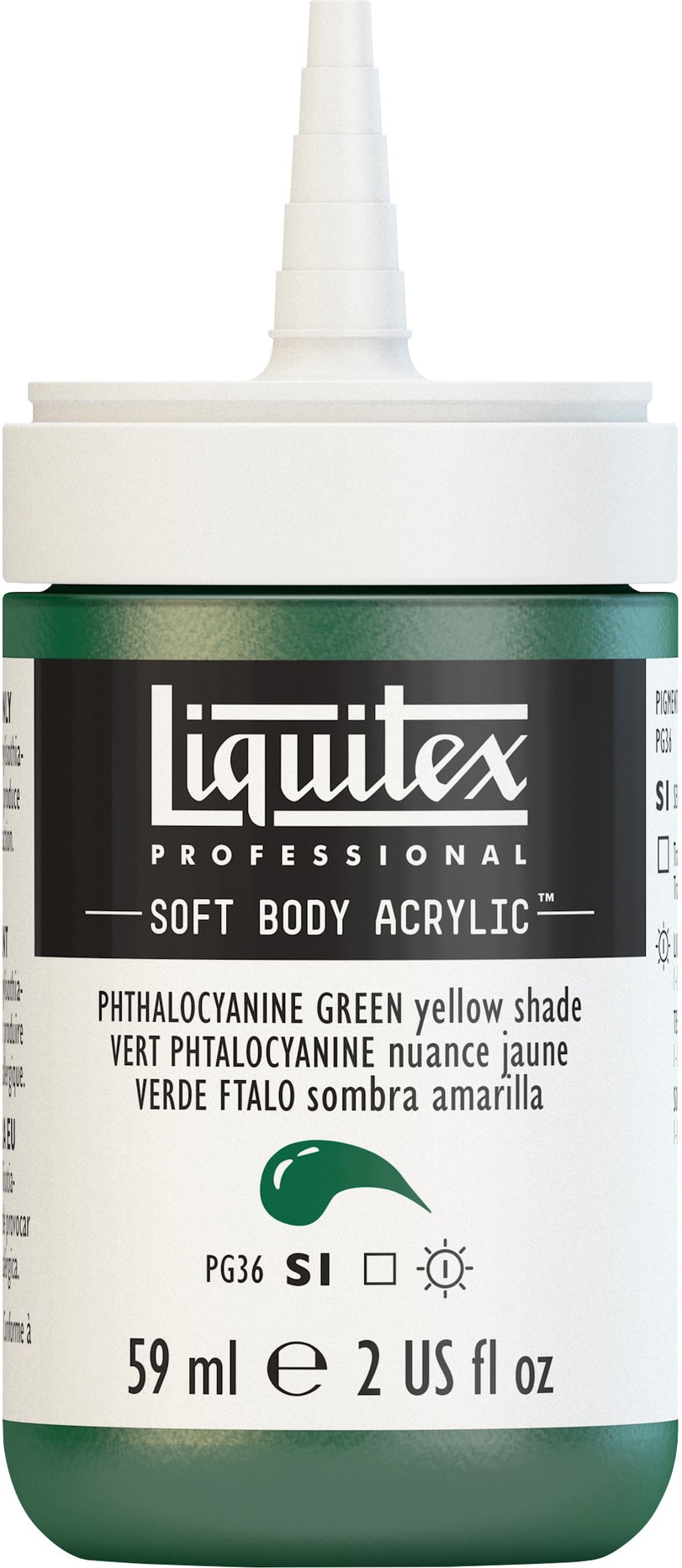 PROFESSIONAL SOFT BODY ACRYLIC 59ML PHTHALO GREEN YELLOW