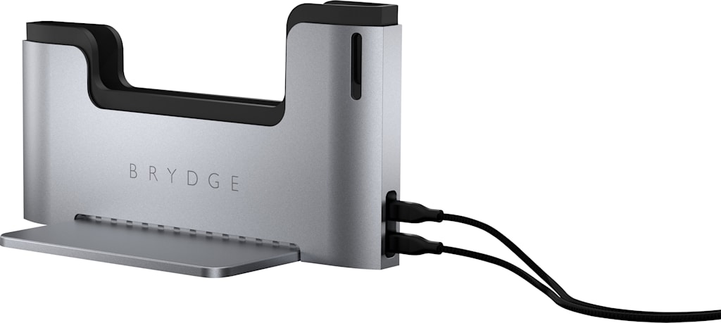 Brydge Vertical Dock for Macbook Air, MacBook Air 13in, Space Gray - ONLINE ONLY