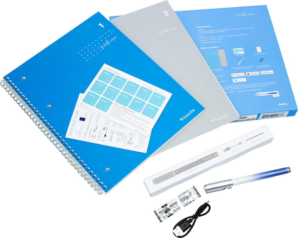 Livescribe Aegir Smartpen, Blue Dolphin - ONLINE ONLY