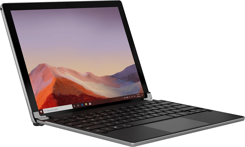 Brydge 12.3 Pro+ Aluminum Bluetooth Keyboard, Surface Pro4/5/6/7, Silver - ONLINE ONLY
