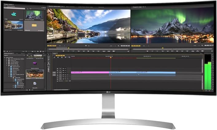 34'' Class 21:9 UltraWide WQHD IPS Curved LED Monitor with USB Type-C - ONLINE ONLY