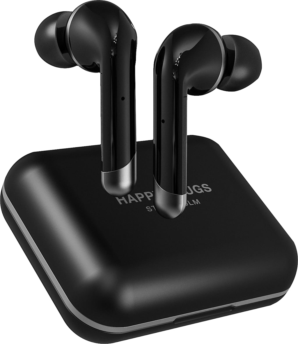 Happy Plugs Air Plus In-Ear, Black - ONLINE ONLY