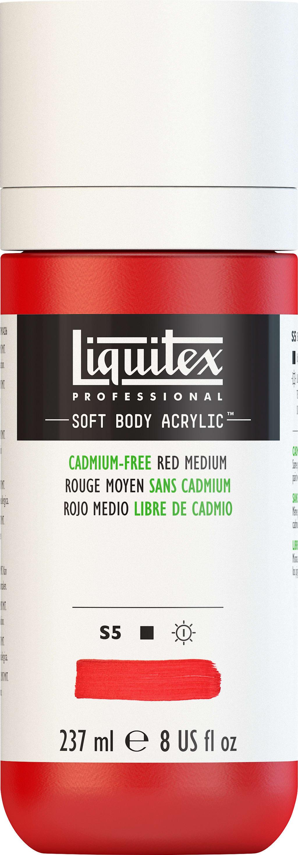 PROFESSIONAL SOFT BODY ACRYLIC 237ML CADMIUM FREE RED MEDIUM
