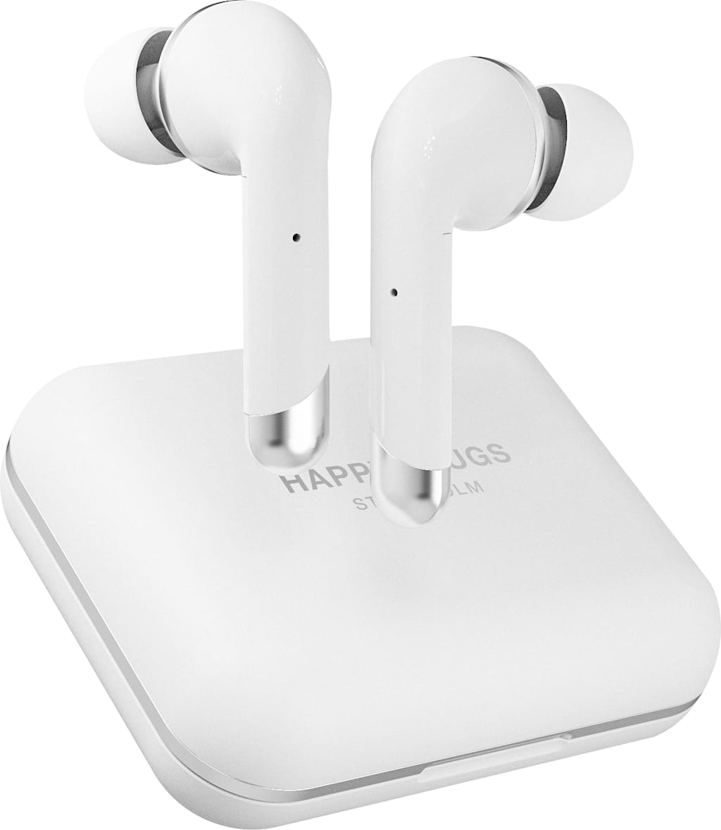 Happy Plugs Air Plus In-Ear, White - ONLINE ONLY