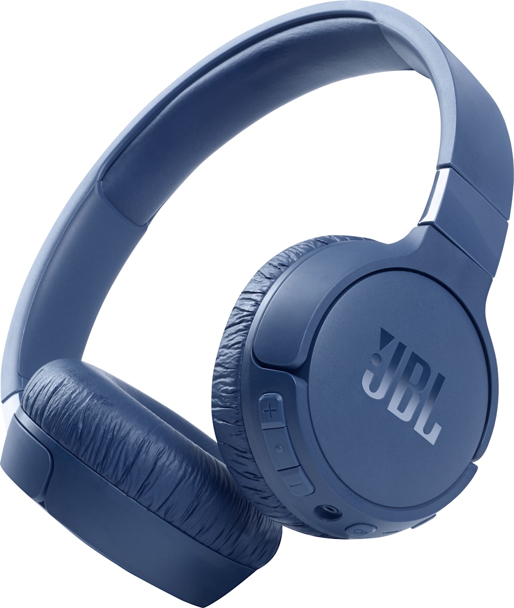 JBL Tune 660NC Wireless Noise Cancelling On-Ear Headphones, Blue