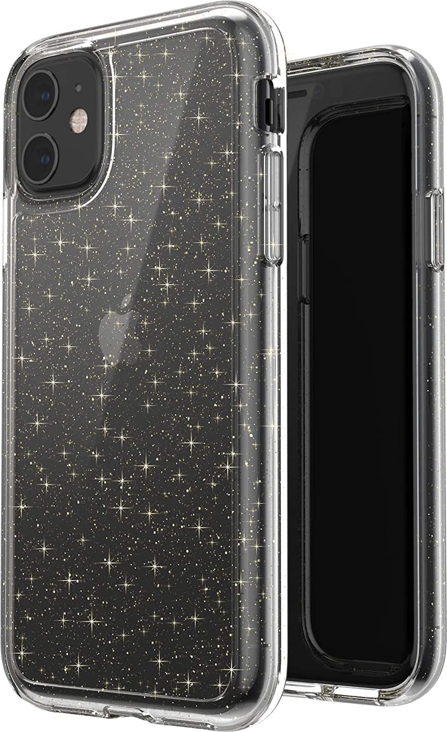 Speck iPhone 11 GemShell Glitter Smartphone Case - (Clear with Gold Glitter)