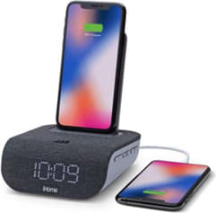 iHome TimeBase Dual Charging Bluetooth Alarm Clock - ONLINE ONLY