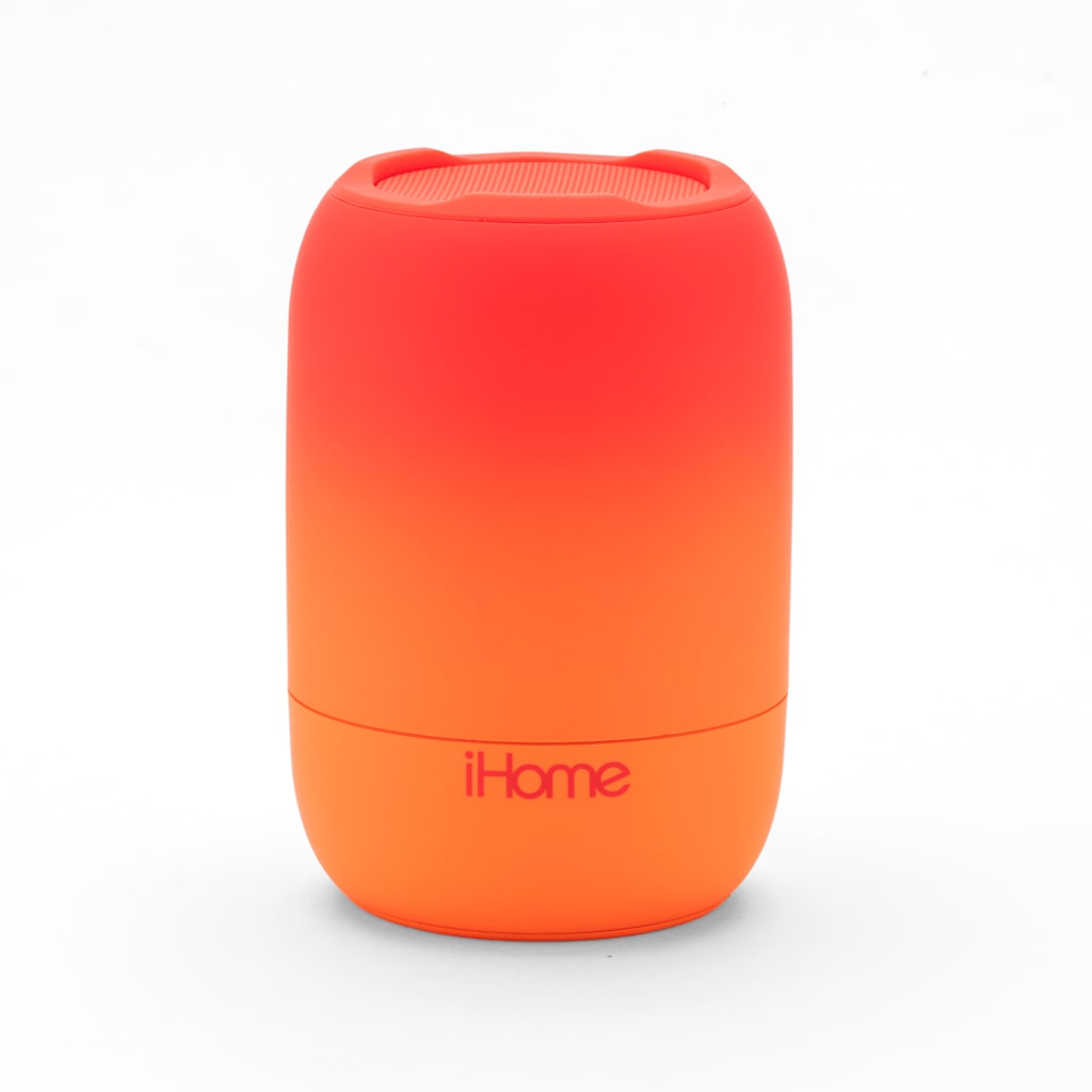 iHome PlayFade Rechargeable Water-Resistant Bluetooth Speaker Red - ONLINE ONLY