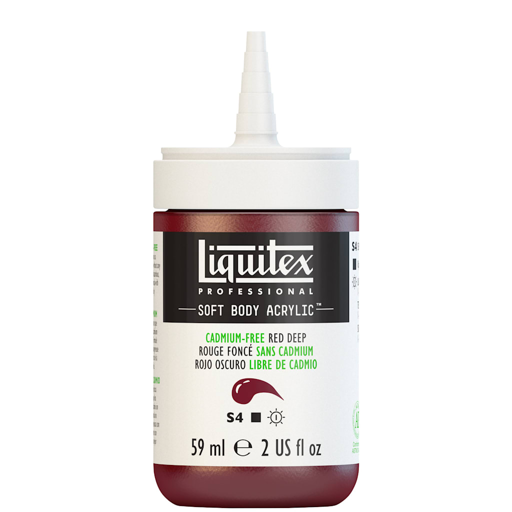 PROFESSIONAL SOFT BODY ACRYLIC 237ML CADMIUM FREE RED DEEP