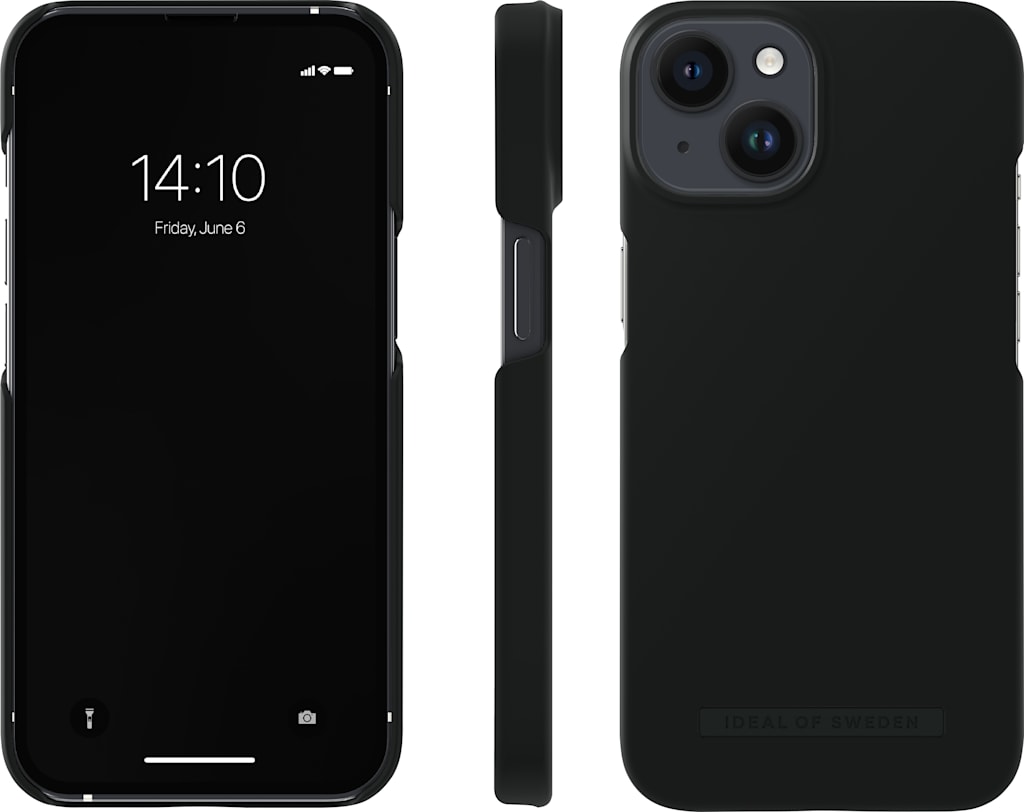 IDEAL OF SWEDEN Seamless MagSafe iPhone Case, iPhone 14/13, Coal Black