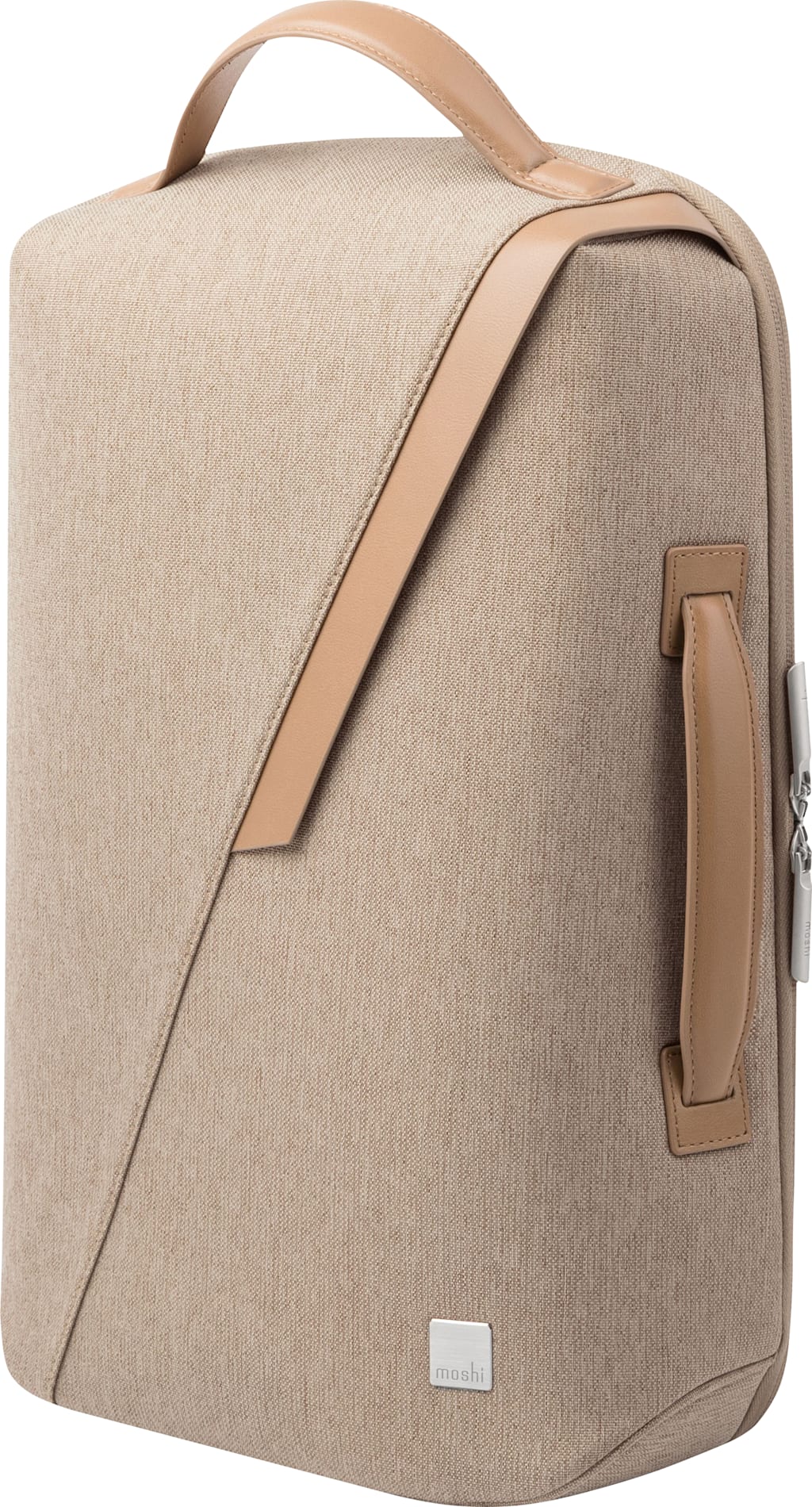 Moshi Muto 3 Way Convertible Backpack 13in, Coastal Beige - ONLINE ONLY