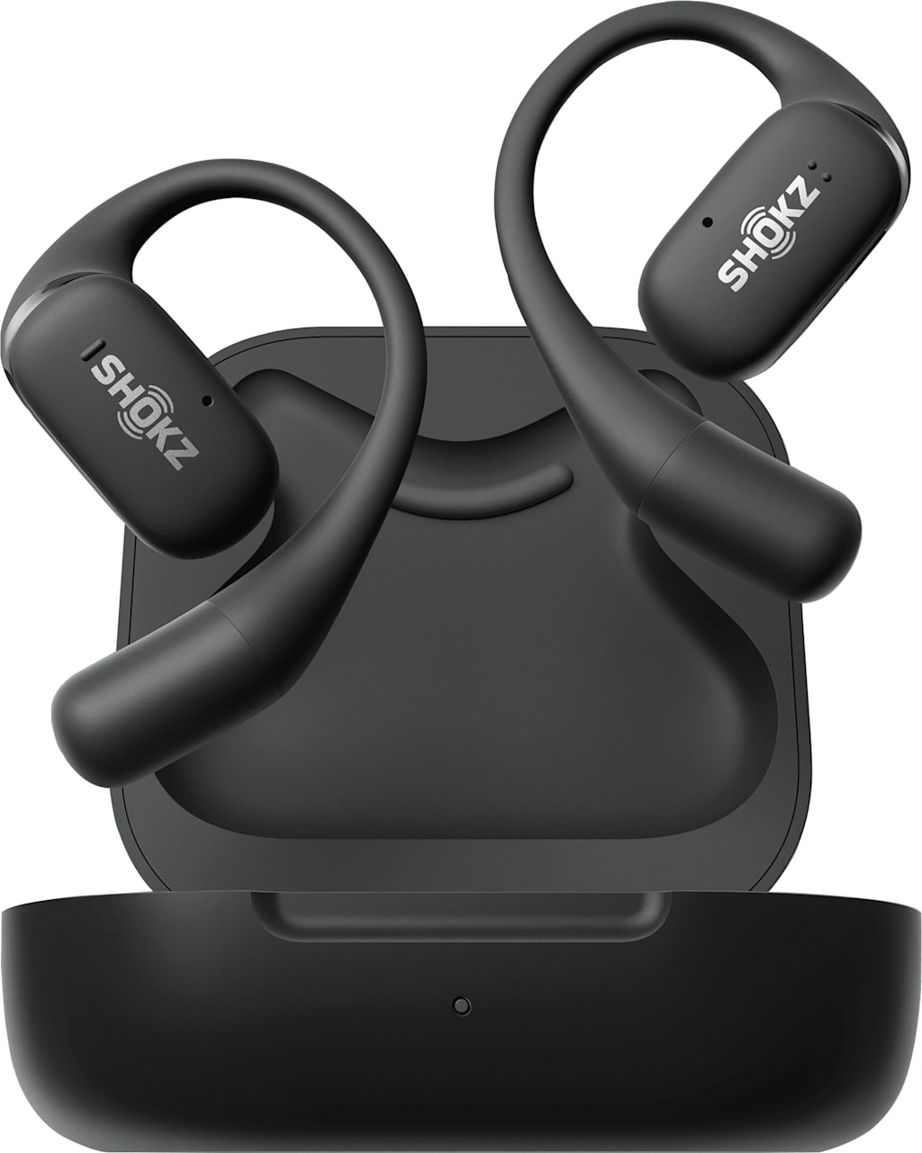 Shokz OpenFit Open-Ear True Wireless Earbuds, Black