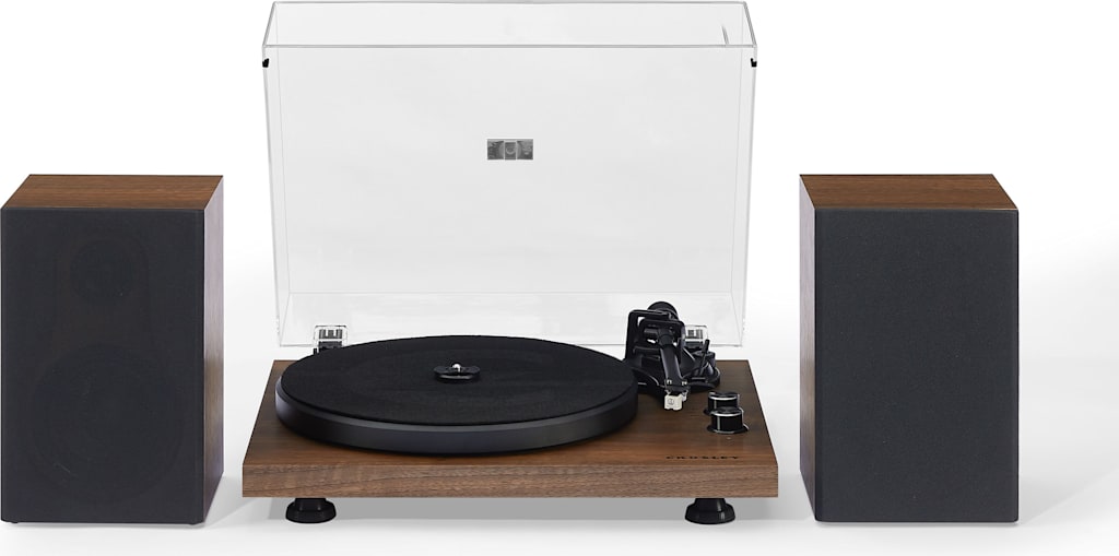 C62 Record Player With Speakers In Walnut