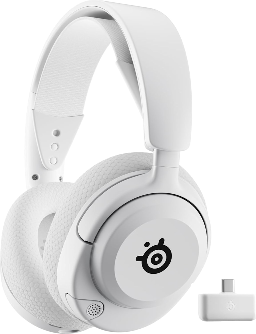 SteelSeries Arctis Nova 5 Wireless Gaming Headset for PC, PS5, and PS4 (White)