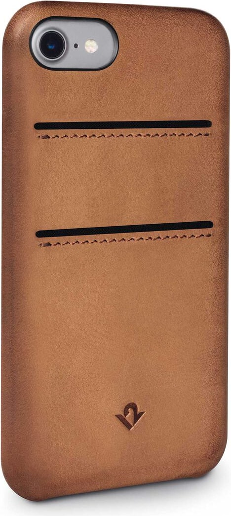 Relax Leather Wallet Shell iPhone 7 Cognac - ONLINE ONLY