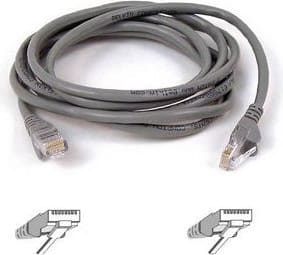 BELKIN 100FT CAT5E SNAGLES GRY