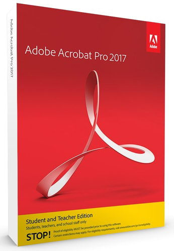 ADOBE ACROBAT PRO 2017 PC DVD