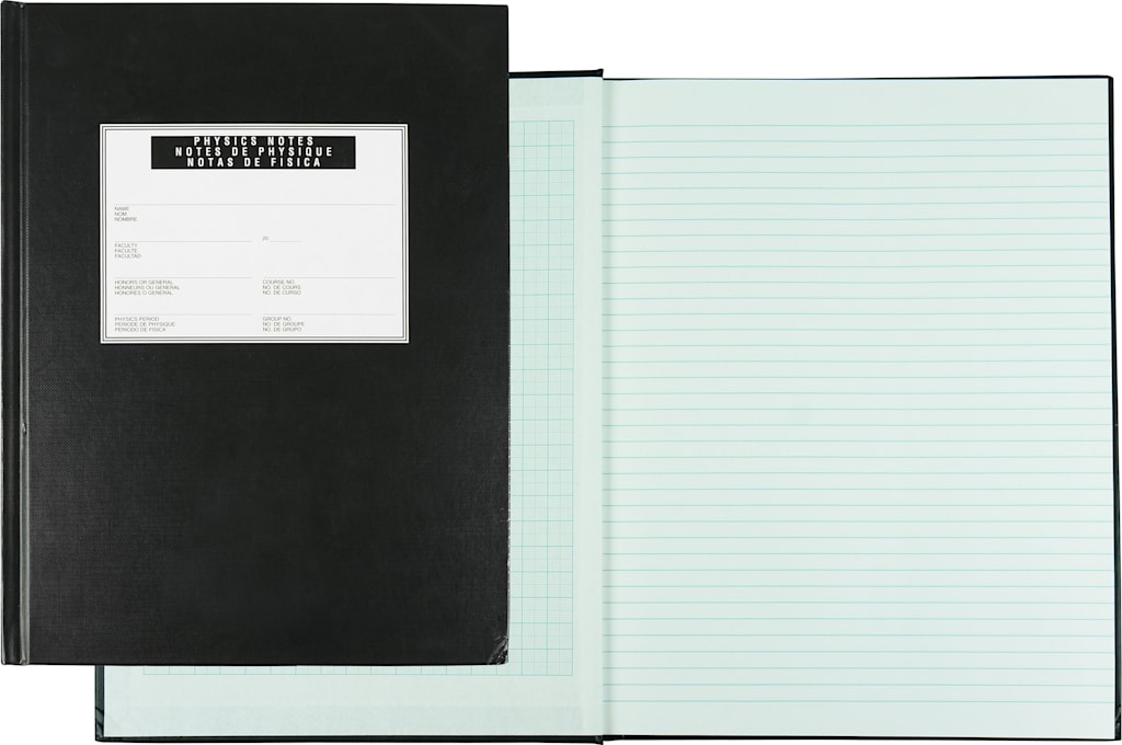 NOTEBK/PHYSICS 200PG HRDCV BLK