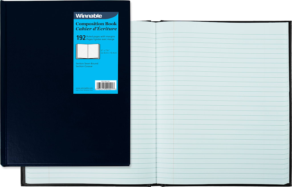 COMPBOOK 192PG HARDCVR BLUE