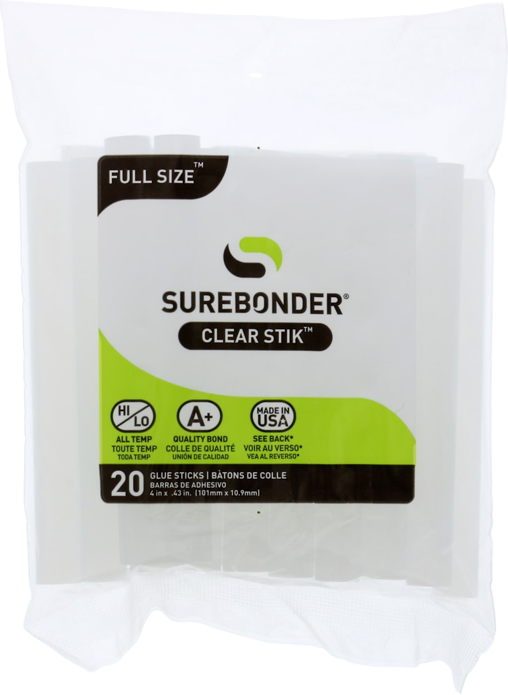 GLUE STICKS ALLTEMP 4IN 20/PK
