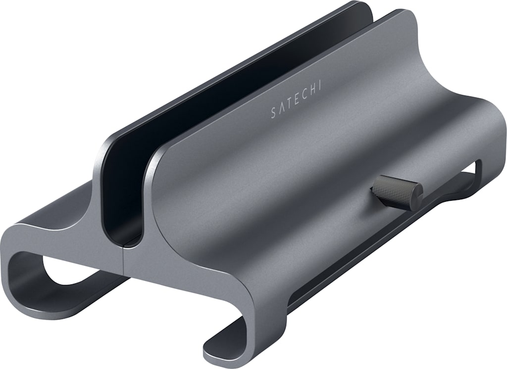 Satechi Universal Vertical Aluminum Laptop Stand, 9 x 4.75 x 3.62in, Space Gray - ONLINE ONLY