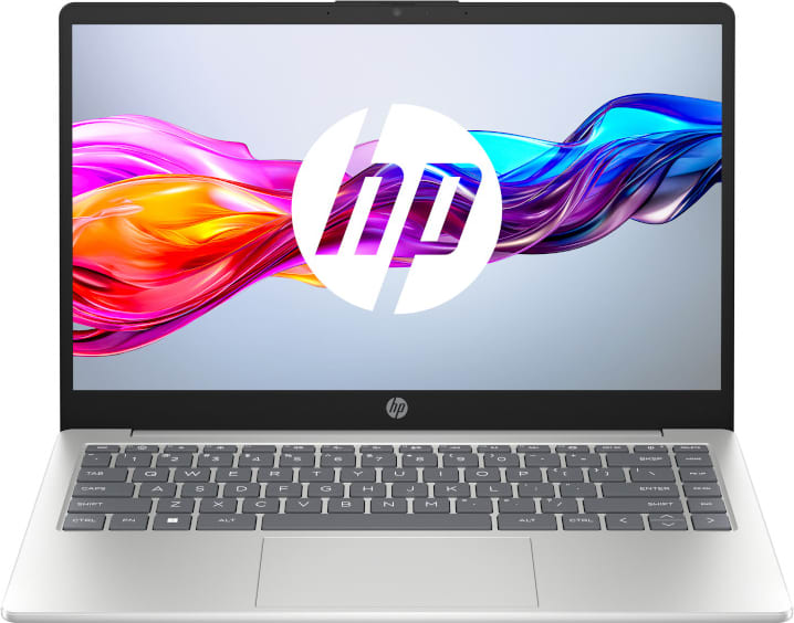 HP BUNDLE: 14'' R3-7320U 4G 256G Radeon W11H Laptop in Natural Silver, HP 240 Bluetooth Mouse in Black, and Backpack for 15.6'' in Forged Iron