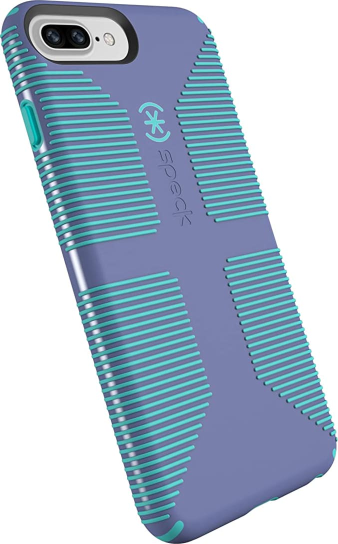 Speck Smartphone Case- iPhone 8/7/6S PLUS Candyshell Grip (Wisteria Purple/Mykonos Blue)
